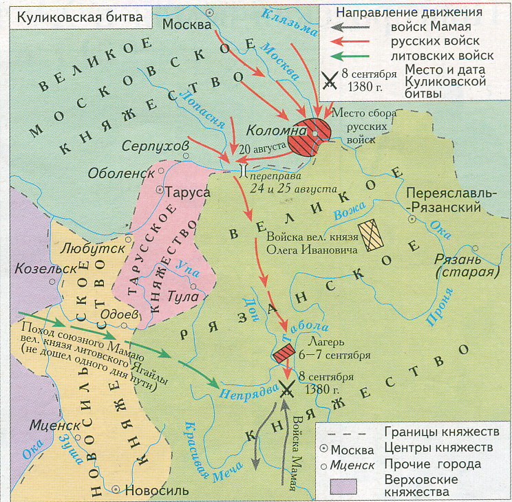 Куликовская битва произошла